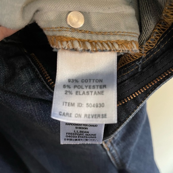 L.L. Bean women’s True Shape Classic jeans size 16 - Picture 6 of 7